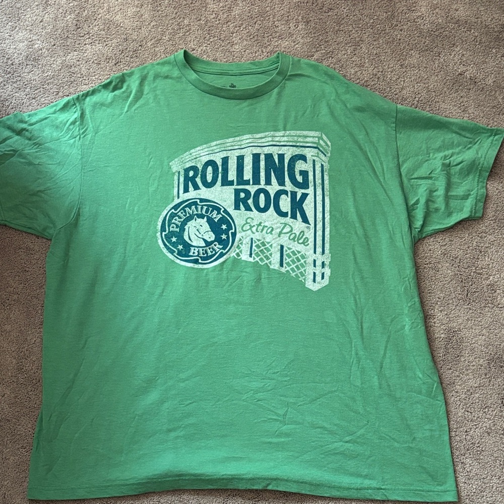 Rolling Rock Green Short Sleeve Tee